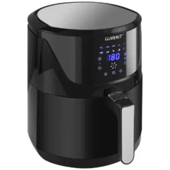 LLIVEKIT WAF0017DE Heißluftfritteuse Luftfritteuse Airfryer Heißluftfritöse Korb 10 Programmen Ohne Öl 5L 1400W 80-200℃ Schwarz -Günstiges Brat Lust Geschäft 323fd4ef18dc0703089bb36fe8841bae