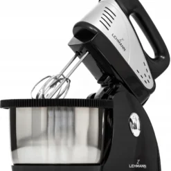 LEHMANN Küchenmaschine 2,5 L Knetmaschine Rührmaschine Teigmaschine, Turbo Handmixer | Handrührer | Stabmixer | Hand Mixer 600W -Günstiges Brat Lust Geschäft 33ee6518feb303862f124de572f71003