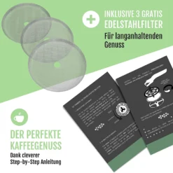 Bjørn Liebdhal French Press Edelstahl Kaffeemaschine Auch Für Camping : 0.6 Liter -Günstiges Brat Lust Geschäft 34f47b9b54aee955781543d6b8f6f8a5