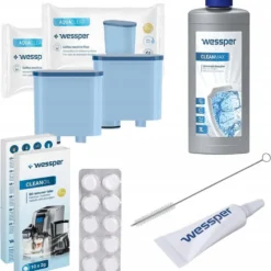 Wessper Rundum-Pflegeset Für Kaffeevollautomaten Philips, Saeco (2x AquaClean Filter, Komp. Mit CA6903, Entkalker 500ml, 10 X 2g Reinigungstabletten, Reinigungsbürste) -Günstiges Brat Lust Geschäft 353a7d7709e51c735a603bc897f4b6b4