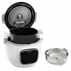 MOULINEX CE901100 Intelligenter Multikocher Cookeo Touch Touchscreen Mit Hohem Druck 250 Rezepte 13 Modi - Weiß