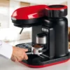 Ariete Siebträger-Espressomaschine Moderna Mit Kaffeemühle Und Aufschäumdüse, Rot/schwarz -Günstiges Brat Lust Geschäft 35ff691dd85f5153f0d97aec52ad7c81