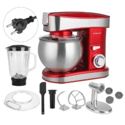 SOKANY 3in1 Küchenmaschine 1200W Edelstahlschüssel Teigmaschin 1.5L Saftpresse 6-stufige Gescheindigkeit Mixer Standmixer Knetmaschine Fleischwolf Wurstmaschine - Rot 18 SOKANY 3in1 Küchenmaschine 1200W Edelstahlschüssel Teigmaschin 1.5L Saftpresse 6-stufige Gescheindigkeit Mixer Standmixer Knetmaschine Fleischwolf Wurstmaschine - Rot -Günstiges Brat Lust Geschäft 36d372286feb7c47d49c37e08174d3f2