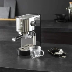 Krups XP 442 - Espresso Siebträger - Edelstahl/schwarz -Günstiges Brat Lust Geschäft 38dd2484da20845f317c3ff231f997d4