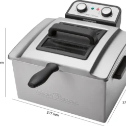 ProfiCook PC-FR 1038 Doppelfritteuse Mit 2 Kleinen Und Einem Großen Frittierkorb, 5 Liter Kapazität, Edelstahlgehäuse, 3000 Watt 18 ProfiCook PC-FR 1038 Doppelfritteuse Mit 2 Kleinen Und Einem Großen Frittierkorb, 5 Liter Kapazität, Edelstahlgehäuse, 3000 Watt -Günstiges Brat Lust Geschäft 39a5118fd5555dab29ffad578b674ccf