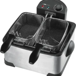 Clatronic FR 3195 Doppel-Kaltzone-Fritteuse -Günstiges Brat Lust Geschäft 3be503cf8577ec1304b5fc37ab4a861d