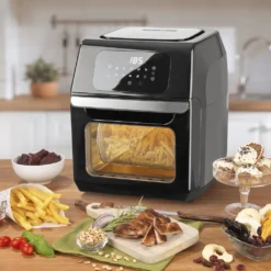 GOURMETmaxx Heißluft-Fritteuse Digital - 12l - 1800W Heißluft Fritteuse Fettfrei 12L Friteuse Airfryer Digital Drehgrill XL Fritöse 23 GOURMETmaxx Heißluft-Fritteuse Digital - 12l - 1800W Heißluft Fritteuse Fettfrei 12L Friteuse Airfryer Digital Drehgrill XL Fritöse -Günstiges Brat Lust Geschäft 3c872268d50ee7f8c360b6cf7271ca52