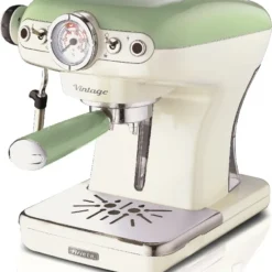 Ariete Vintage Siebträger-Espressomaschine Grün
