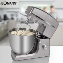 Bomann Knetmaschine KM 6036 CB Titan, 10 Liter Edelstahlschüssel, 6,5 Kg, NEU -Günstiges Brat Lust Geschäft 3de90042b2da1c759210239d91a45958