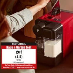 Tchibo Cafissimo Milk Kaffeemaschine Kapselmaschine Inkl. 30 Kapseln Für Caffè Crema, Espresso, Kaffee Und Milchspezialitäten, Rot -Günstiges Brat Lust Geschäft 3e019efb417e1fb741f3783bc5c93ae8