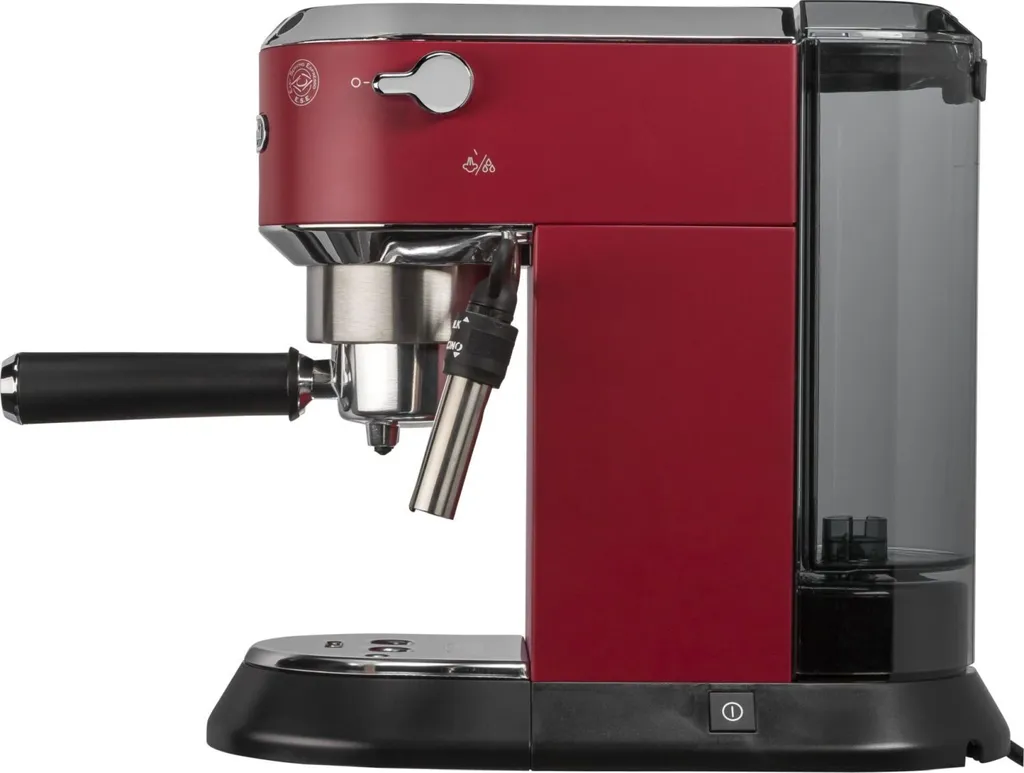 De'Longhi DeLonghi EC685.R Dedica Style Siebträger Espressomaschine Rot 4 De'Longhi DeLonghi EC685.R Dedica Style Siebträger Espressomaschine Rot – Bild 2