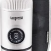 WACACO Nanopresso Tragbare Espressomaschine, Mit Nanopresso-Etui, Upgrade-Version Von Minipresso, Reisekaffeemaschine, Kaffee-To-Go, Manuell Betrieben, Weiß, Nachhaltig -Günstiges Brat Lust Geschäft 4062f7c311fc3112e6c9b8f77d89e72c