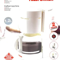 Kaffeemaschine Telefunken 1,2 L 800 Watt Weiss Schwenkfilter