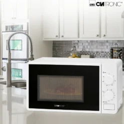 Clatronic Mikrowelle Mit Grill MWG 792, 700 Watt Mikrowellen- + 800 Watt Grillleistung, 30 Minuten-Timer Mit Endsignal, 20 Liter Garraum Mit Beleuchtung, Weiß -Günstiges Brat Lust Geschäft 42eedaafc5bb6726e182f66b3e1ae3ba
