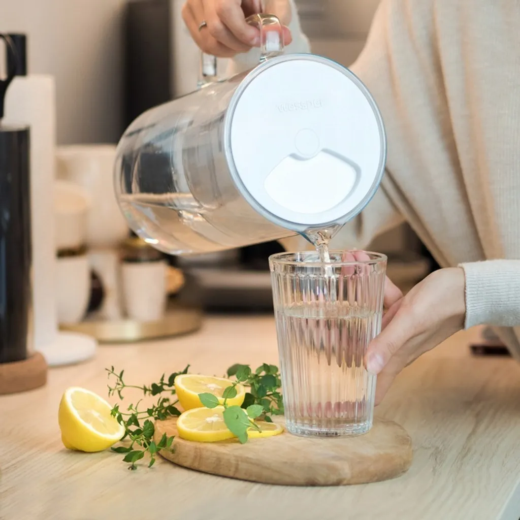 Glas Wasserfilter Wessper 2,5 L Mit 10 Filterkartuschen, Kompatibel Mit Brita Maxtra 10 Glas Wasserfilter Wessper 2,5 L Mit 10 Filterkartuschen, Kompatibel Mit Brita Maxtra – Bild 8