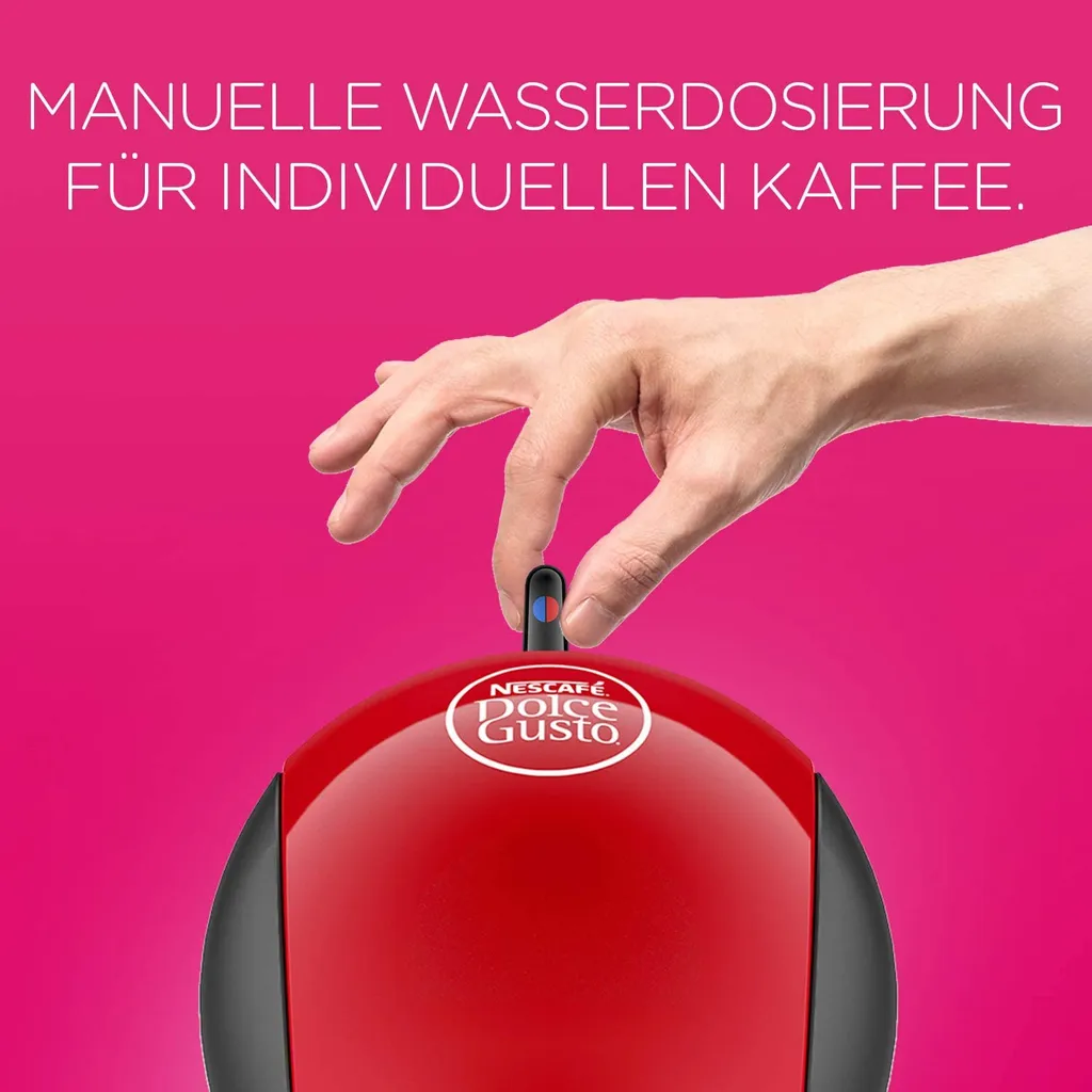 Krups Espressomaschine NESCAFÉ® DOLCE GUSTO® Infinissima KP1708, Rot 6 Krups Espressomaschine NESCAFÉ® DOLCE GUSTO® Infinissima KP1708, Rot – Bild 4
