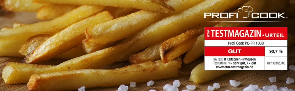 ProfiCook PC-FR 1038 Doppelfritteuse Mit 2 Kleinen Und Einem Großen Frittierkorb, 5 Liter Kapazität, Edelstahlgehäuse, 3000 Watt 12 ProfiCook PC-FR 1038 Doppelfritteuse Mit 2 Kleinen Und Einem Großen Frittierkorb, 5 Liter Kapazität, Edelstahlgehäuse, 3000 Watt – Bild 10