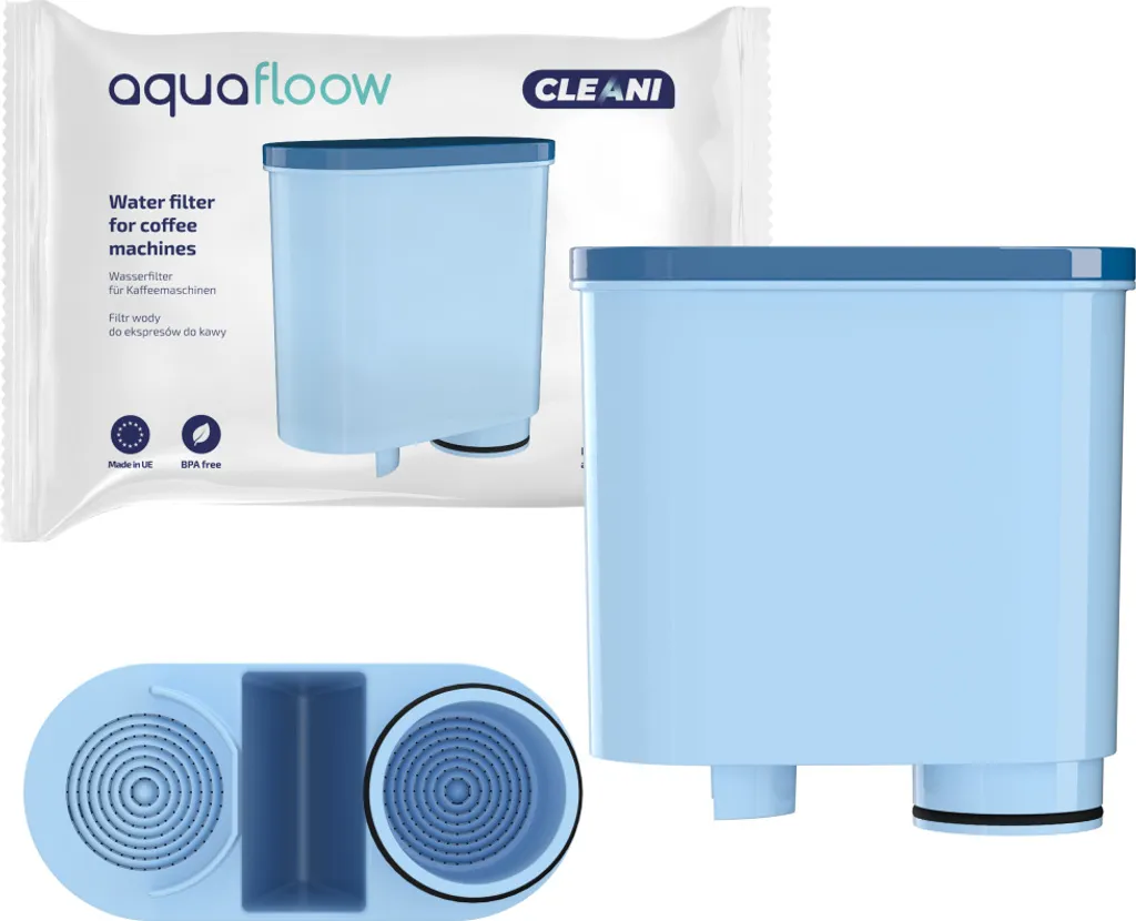 Set Für Espressomaschinen: 6x AquaFloow Cleani Wasserfilterpatrone Für Saeco/Philips Espressomaschinen + Wessper CleanMax Green 500ml Entkalker 4 Set Für Espressomaschinen: 6x AquaFloow Cleani Wasserfilterpatrone Für Saeco/Philips Espressomaschinen + Wessper CleanMax Green 500ml Entkalker – Bild 2