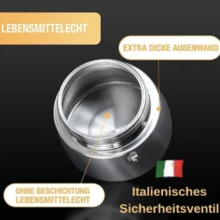 Thiru Espressokocher Induktion L Premium Mokkakanne Aus Edelstahl Inkl. Toolset (Schwarz, 6 Tassen (300ml)) -Günstiges Brat Lust Geschäft 44a285bb2eeae923334e376746e948cb