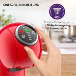 Krups KP340, 0,8 L, Kaffeekapsel, 1500 W, Rot -Günstiges Brat Lust Geschäft 44b289e6d8d4ddf54569a3c1800e43ad