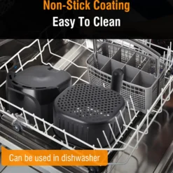 Aigostar Heißluftfritteuse 4,2L, 1500W Heisluftfritöse Ohne Öl Perfekt Für Kleine Haushalte, 30-Time, Air Fryers, Abnehmbarer Frittierkorb, Automatischer Ausschaltfunktion, Schwarz -Günstiges Brat Lust Geschäft 463aa8cdcf4bc4d65ef1cd4470d98b18