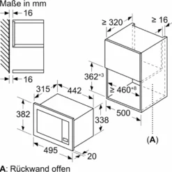 Siemens IQ300 BF523LMB3, Integriert, Solo-Mikrowelle, 20 L, 800 W, Drehregler, Berührung, Schwarz, Edelstahl -Günstiges Brat Lust Geschäft 4985cd4856117271b1a61ff79062d47e 2