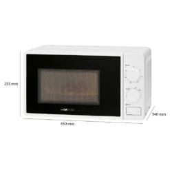 Clatronic MW 791 Mikrowelle/700 W/20 L Garraum/30-Minuten Timer Mit Endsignal/ 6 Leistungsstufen/ Garraumbeleuchtung/ Weiß -Günstiges Brat Lust Geschäft 4a24e9ed50da56287c831e0368bf5ecb