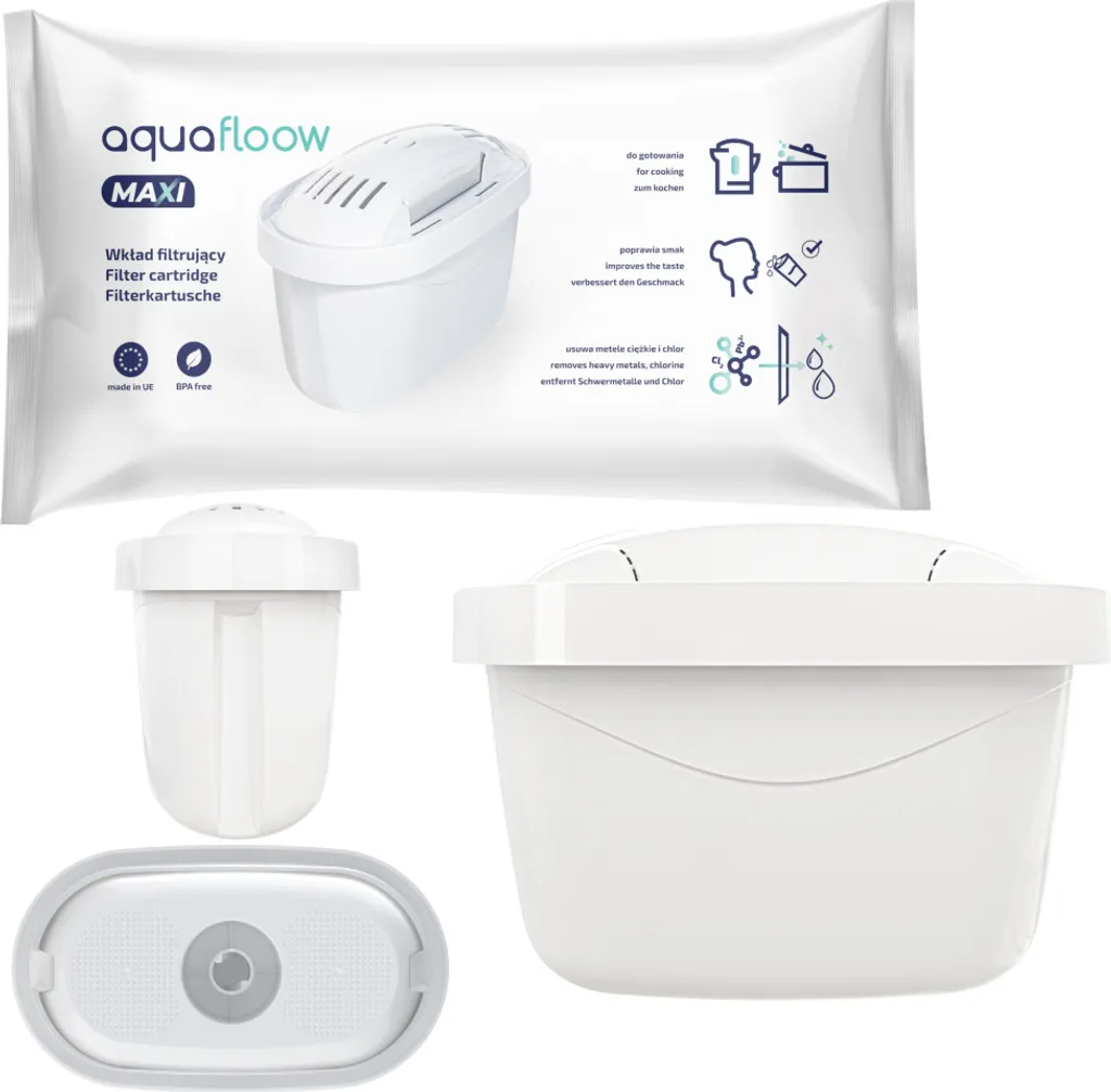 Glas Wasserfilter Wessper 2,5 L Mit 10 Filterkartuschen, Kompatibel Mit Brita Maxtra 5 Glas Wasserfilter Wessper 2,5 L Mit 10 Filterkartuschen, Kompatibel Mit Brita Maxtra – Bild 3