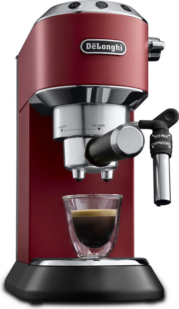 De'Longhi DeLonghi EC685.R Dedica Style Siebträger Espressomaschine Rot 7 De'Longhi DeLonghi EC685.R Dedica Style Siebträger Espressomaschine Rot – Bild 5