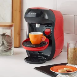 TASSIMO Kaffeekapselmaschine Happy TAS1003, Rot -Günstiges Brat Lust Geschäft 4bdc5b980a0289e262070d2874390664