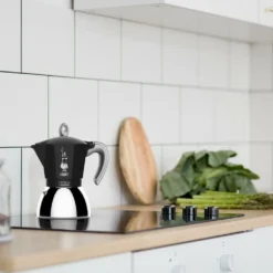 Bialetti MOKA 4TZ Induction Nera -Günstiges Brat Lust Geschäft 4bedd980394c7f115dde23e96cd0d334