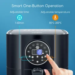 Aigostar Mini Cube -3,5L, 7 In 1 Heißluftfritteuse Heisluft Airfryer Mit Schneller Luftzirkulation Und 60 Min Timer, Auto-Off Sicherheitssensoren Fritteuse, Antihaft-Korb, Schwarz -Günstiges Brat Lust Geschäft 4cece25b9f490e08f61ecd4157c19f86