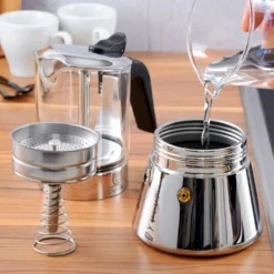GRÄWE Espressokocher Mit Glaskanne, 9 Tassen -Günstiges Brat Lust Geschäft 4cede2b5c3da4e726f183d926c0d69ef