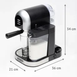BOB HOME Kaffeecenter LATTESSA | Espressomaschine Mit Integriertem Milchaufschäumer | Kaffeespeziealitäten Auf Knopfdruck -Günstiges Brat Lust Geschäft 4ea4689828909db1985cf8aff2a3571c