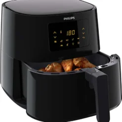 Philips Airfryer Essential, Heißluftfriteuse, 1.2 Kg, Touchscreen, Energieeffizient, Schwarz (HD9270/90) 12 Philips Airfryer Essential, Heißluftfriteuse, 1.2 Kg, Touchscreen, Energieeffizient, Schwarz (HD9270/90) -Günstiges Brat Lust Geschäft 4f8c6593e3b335e35cd154b5a04aac7b