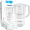 Wessper AquaMax Basic 2.5L Karaffe Filtrante + 10x Cartouche Filtrante En Blanc 1 Wessper AquaMax Basic 2.5L Karaffe Filtrante + 10x Cartouche Filtrante En Blanc -Günstiges Brat Lust Geschäft 51b00a469f7a827c76e694623cace56e