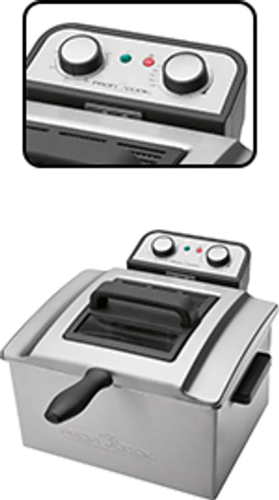 ProfiCook PC-FR 1038 Doppelfritteuse Mit 2 Kleinen Und Einem Großen Frittierkorb, 5 Liter Kapazität, Edelstahlgehäuse, 3000 Watt 11 ProfiCook PC-FR 1038 Doppelfritteuse Mit 2 Kleinen Und Einem Großen Frittierkorb, 5 Liter Kapazität, Edelstahlgehäuse, 3000 Watt – Bild 9