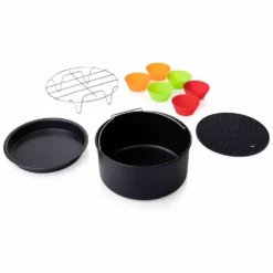 Princess 10-tlg. Heißluftfritteuse-Zubehör-Set 5,2L Metall Und Silikon 24 Princess 10-tlg. Heißluftfritteuse-Zubehör-Set 5,2L Metall Und Silikon -Günstiges Brat Lust Geschäft 52d871eb8bccec408557390ac9ce267b