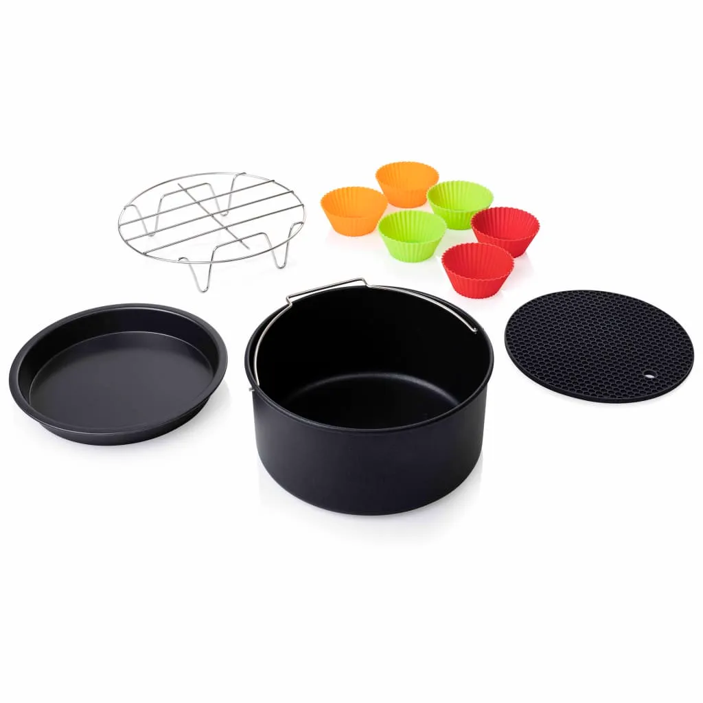 Princess 10-tlg. Heißluftfritteuse-Zubehör-Set 5,2L Metall Und Silikon 5 Princess 10-tlg. Heißluftfritteuse-Zubehör-Set 5,2L Metall Und Silikon – Bild 3