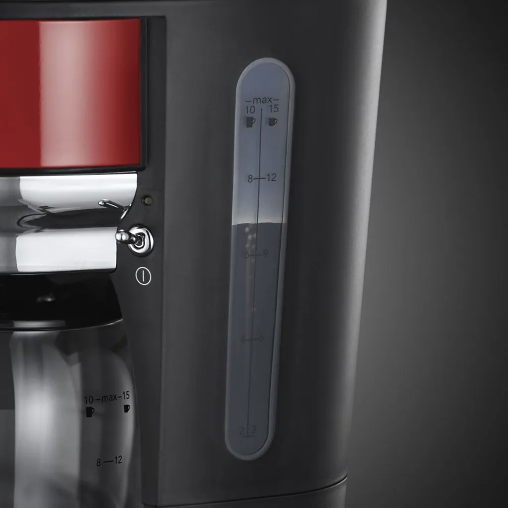 Russell Hobbs 21700-56 Retro Ribbon Red Kaffeemaschine 4 Russell Hobbs 21700-56 Retro Ribbon Red Kaffeemaschine – Bild 2