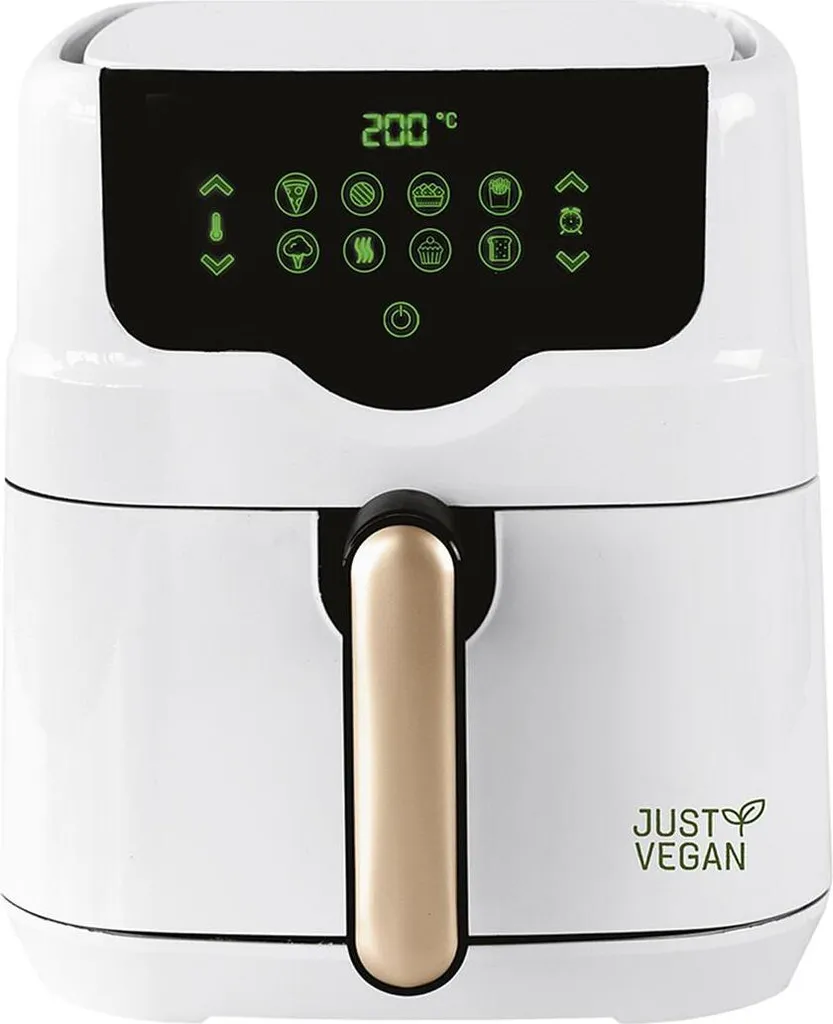 Just Vegan – Airfryer – 4,5L - Wit 5 Just Vegan – Airfryer – 4,5L - Wit – Bild 3