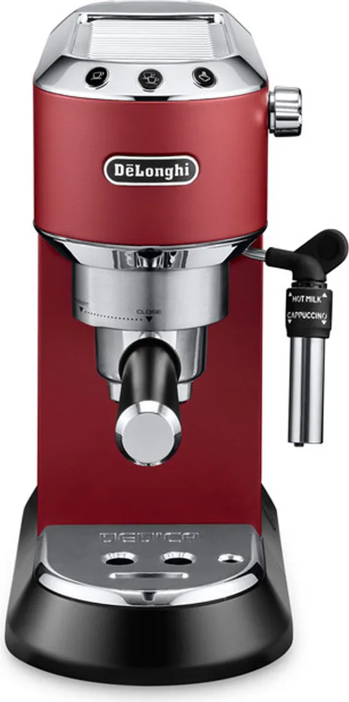 De'Longhi DeLonghi EC685.R Dedica Style Siebträger Espressomaschine Rot 6 De'Longhi DeLonghi EC685.R Dedica Style Siebträger Espressomaschine Rot – Bild 4