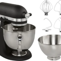 KitchenAid 5KSM175PSEBK Artisan KÃ1/4chenmaschine 300W 4,8L Gusseisen Schwarz