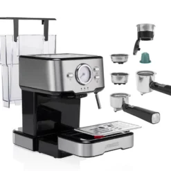 Princess 2 Tassen Espresso- & Kapselmaschine Mit Milchaufschäumer -Günstiges Brat Lust Geschäft 5547b651144d378997d29427f387258e