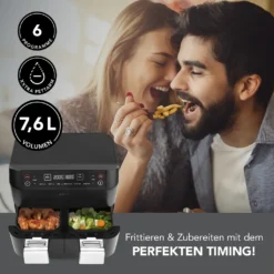 MAXXMEE Heissluft-Fritt. Doppelk. 2x3,8l -Günstiges Brat Lust Geschäft 559392cce564e564b59c0dac87427969