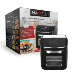 MAXXMEE Heißluft-Fritteuse Digital - 12 L Fassungsvermögen - Schwarz Heißluft Fritteuse Friteuse Fritöse Airfryer 12L XXL Backofen Drehgrill Digital 20 MAXXMEE Heißluft-Fritteuse Digital - 12 L Fassungsvermögen - Schwarz Heißluft Fritteuse Friteuse Fritöse Airfryer 12L XXL Backofen Drehgrill Digital -Günstiges Brat Lust Geschäft 563af81c2abc1e187914eb4e46b37972