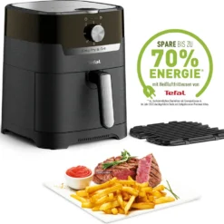 Tefal Easy Fry & Grill Classic, 2-In-1, Heißluftfritteuse + Grill, EY5018 -Günstiges Brat Lust Geschäft 576b2ff94e5169c1fcb25a7ae2536c03