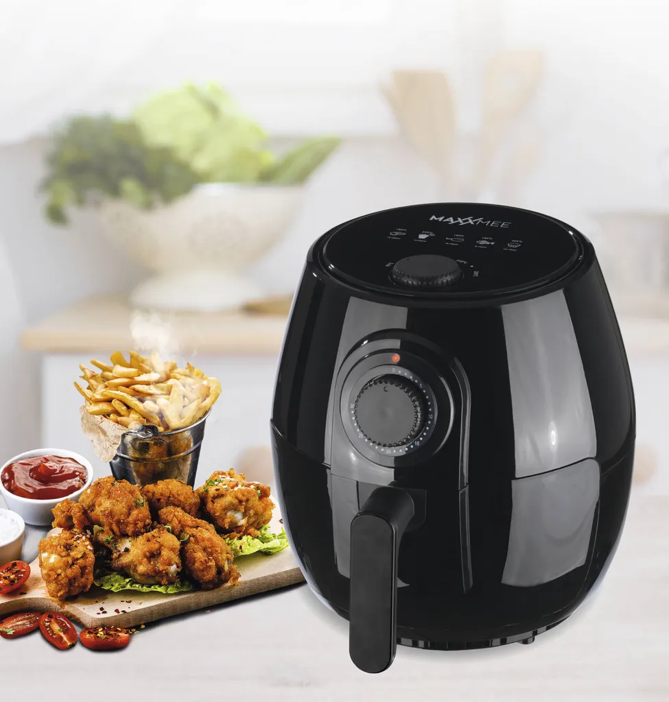 MAXXMEE Heißluft-Fritteuse - 4 L Fassungsvermögen - Schwarz 15 MAXXMEE Heißluft-Fritteuse - 4 L Fassungsvermögen - Schwarz – Bild 13