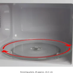 Clatronic MWG 790 2in1 Mikrowelle Retro-Design, 700 W Mikrowellenleistung, 1000 W Grillleistung, 20 L Garraum, Timerfunktion, Kindersicherung -Günstiges Brat Lust Geschäft 5ac2de498d6663cfba20c693970ee75a