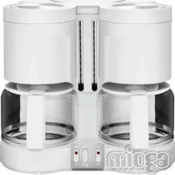KRUPS Kaffeemaschine KM 8501 2 X 10 Tassen 2 X 1100 W Weiß -Günstiges Brat Lust Geschäft 5b807da44c84868b0542fa6720fcbb1d